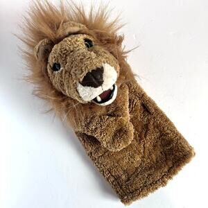 Folkmanis Lion Stage 13" Puppet Lifelike Realistic Plush Puppet